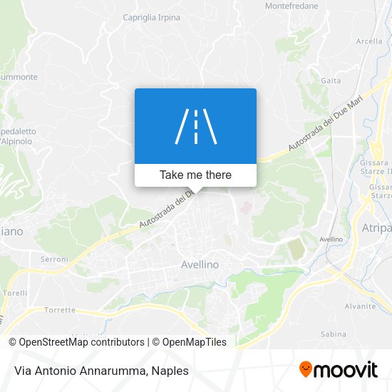 Via Antonio Annarumma map