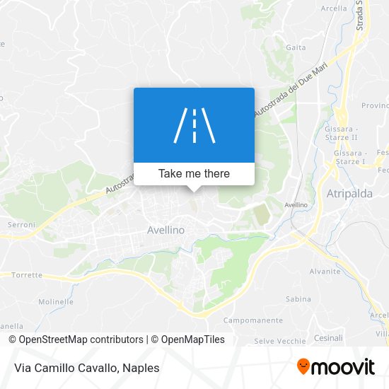 Via Camillo Cavallo map