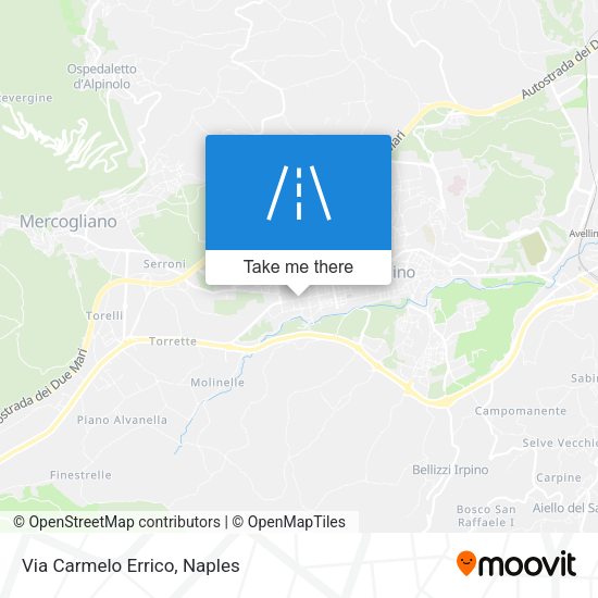Via Carmelo Errico map