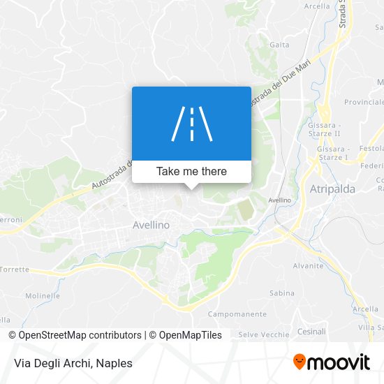 Via Degli Archi map