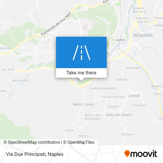 Via Due Principati map