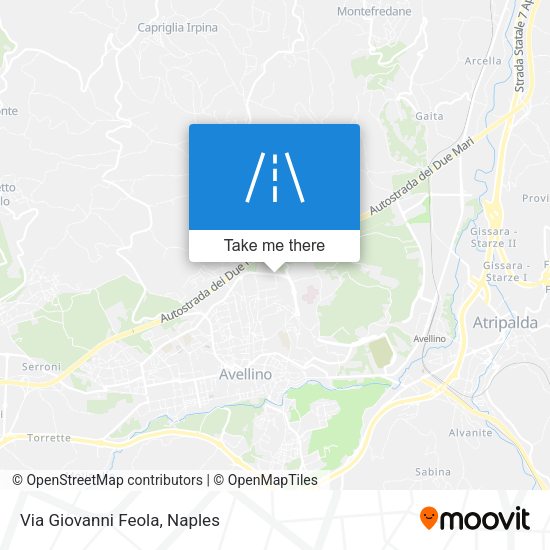 Via Giovanni Feola map