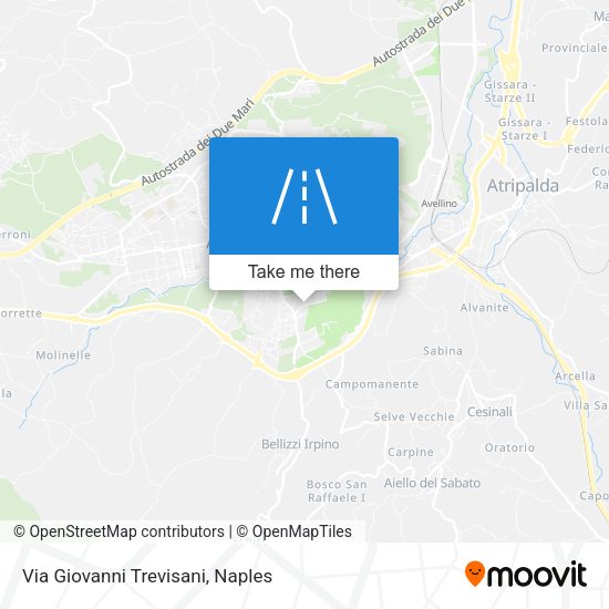 Via Giovanni Trevisani map