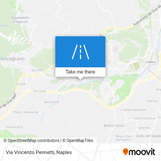 Via Vincenzo Pennetti map