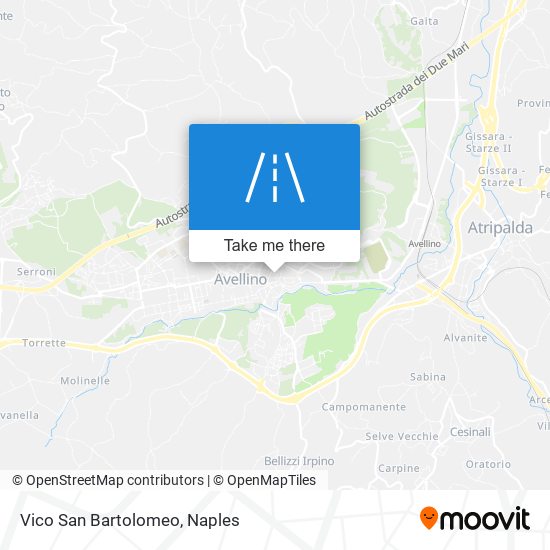 Vico San Bartolomeo map