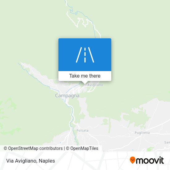 Via Avigliano map