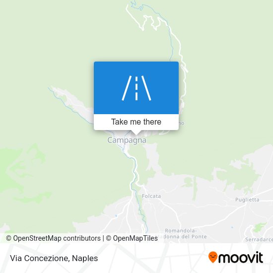 Via Concezione map