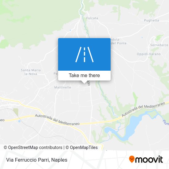 Via Ferruccio Parri map