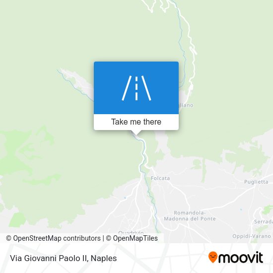 Via Giovanni Paolo II map