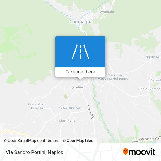 Via Sandro Pertini map