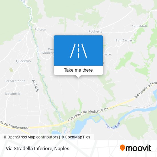 Via Stradella Inferiore map