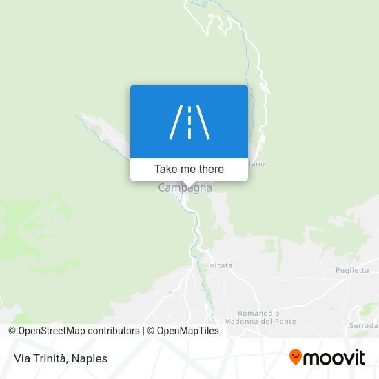 Via Trinità map