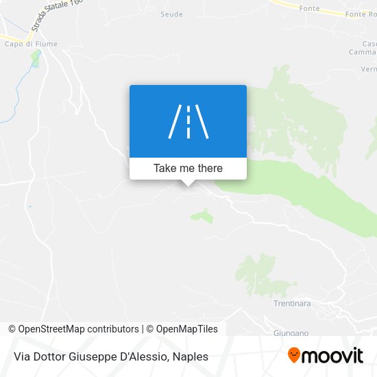 Via Dottor Giuseppe D'Alessio map