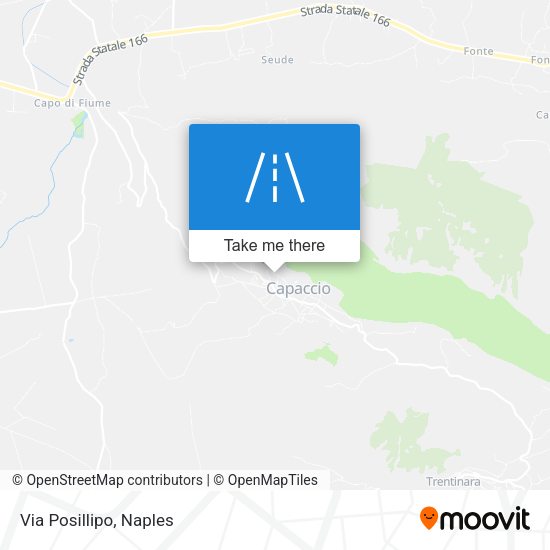 Via Posillipo map