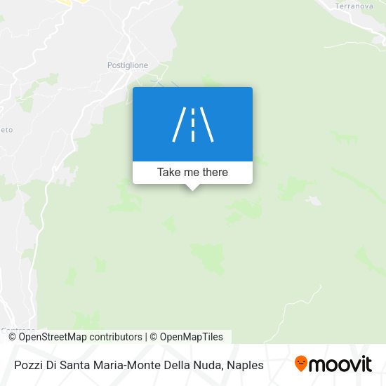 Pozzi Di Santa Maria-Monte Della Nuda map