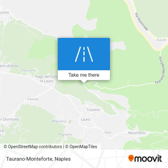Taurano-Monteforte map