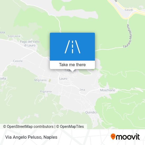 Via Angelo Peluso map