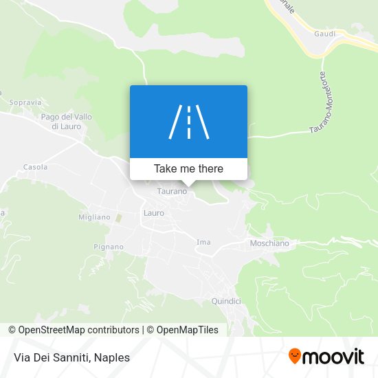 Via Dei Sanniti map