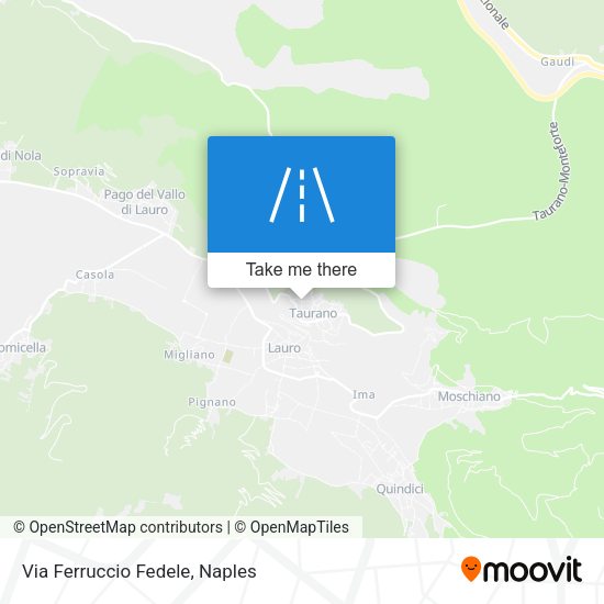 Via Ferruccio Fedele map