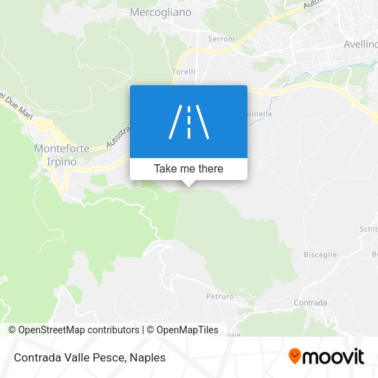 Contrada Valle Pesce map
