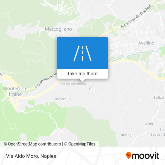 Via Aldo Moro map