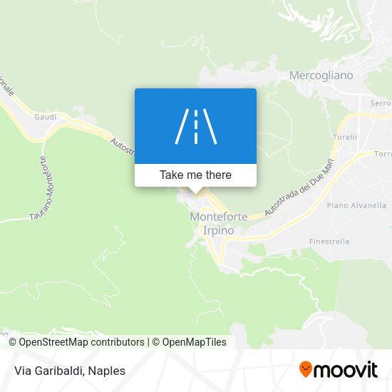 Via Garibaldi map