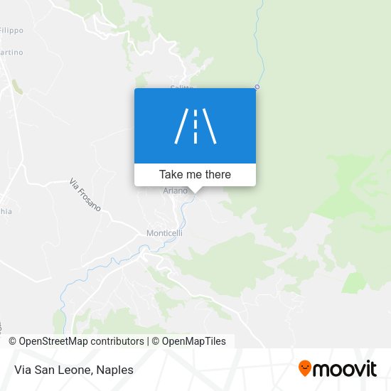 Via San Leone map