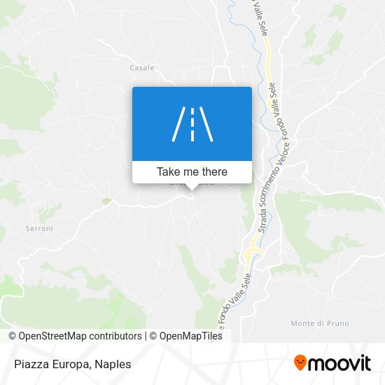 Piazza Europa map