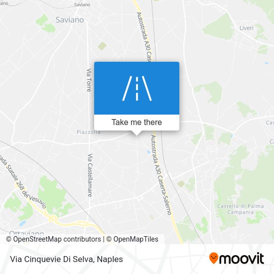 Via Cinquevie Di Selva map