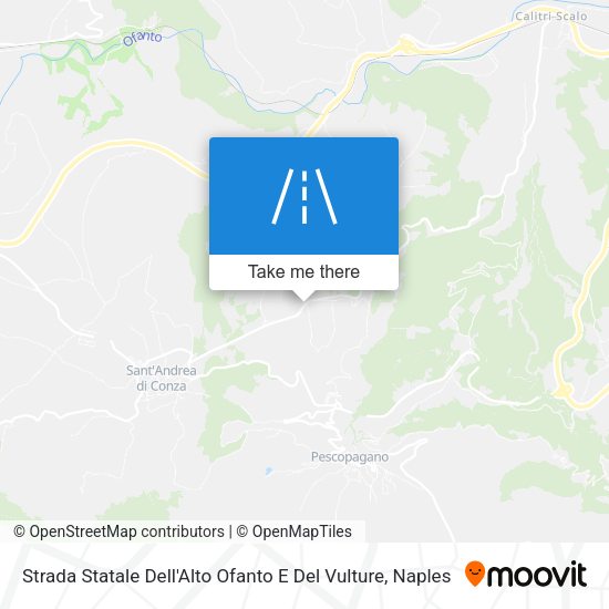 Strada Statale Dell'Alto Ofanto E Del Vulture map