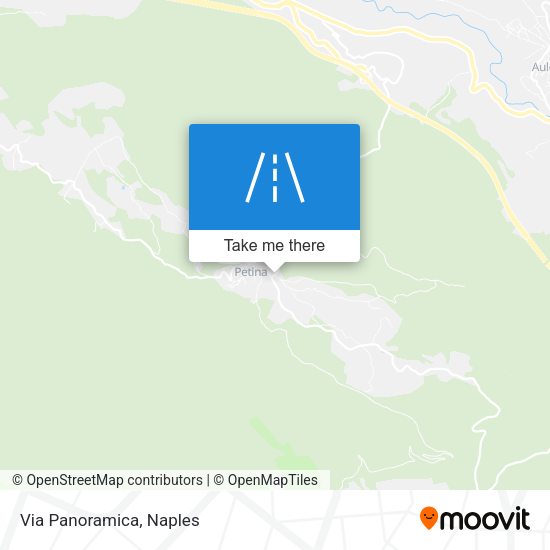 Via Panoramica map