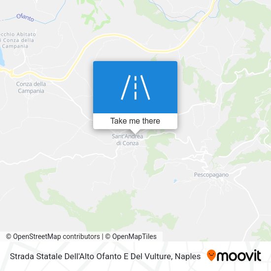 Strada Statale Dell'Alto Ofanto E Del Vulture map