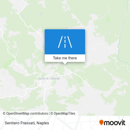 Sentiero Frassati map