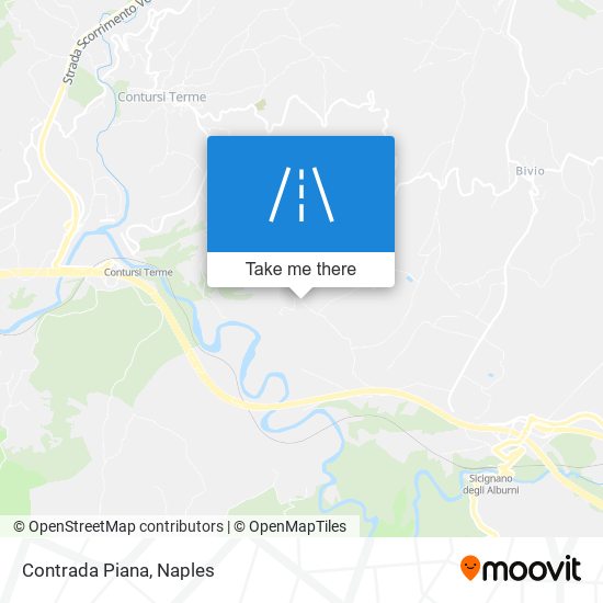Contrada Piana map