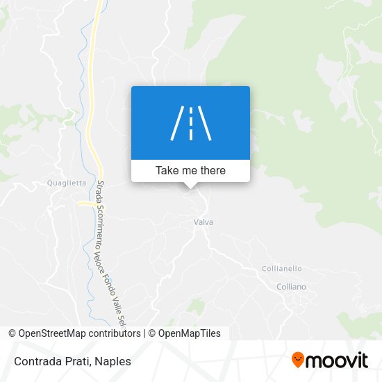 Contrada Prati map