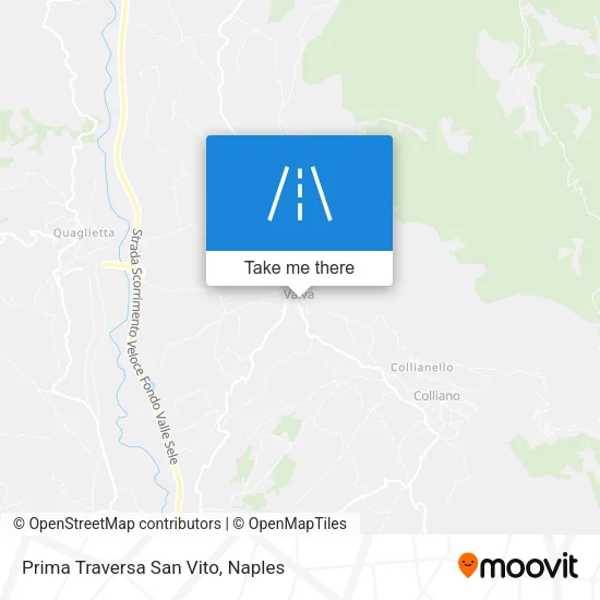 Prima Traversa San Vito map