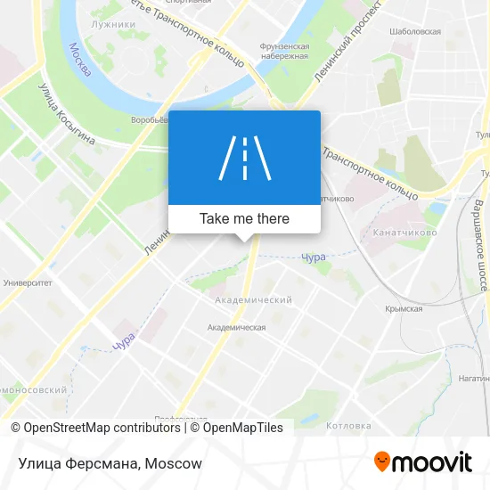 Улица Ферсмана map