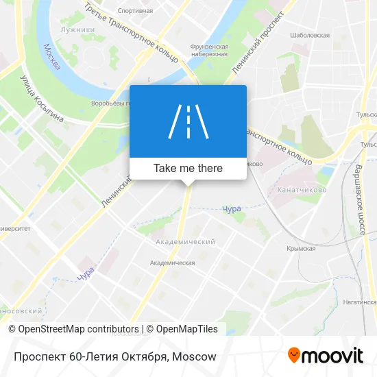 Проспект 60-Летия Октября map