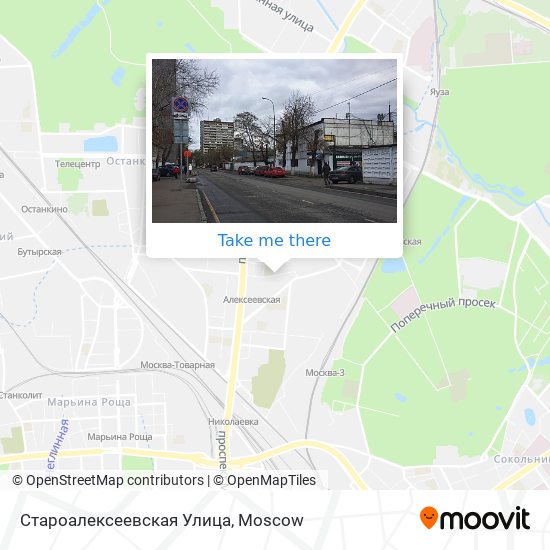 Староалексеевская Улица map