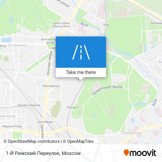 1-Й Рижский Переулок map