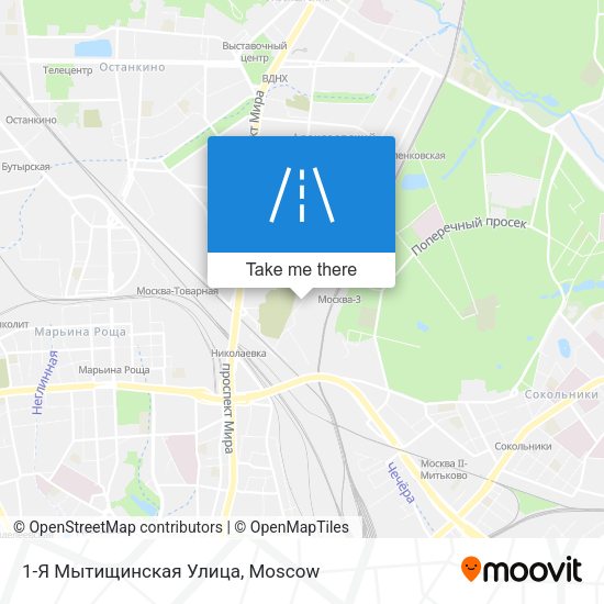 1-Я Мытищинская Улица map
