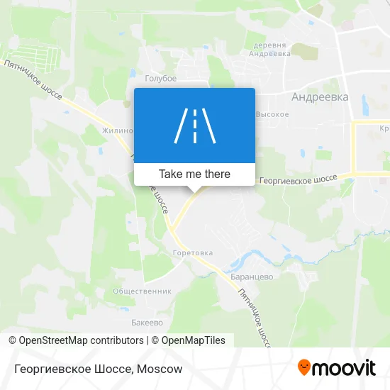 Георгиевское Шоссе map