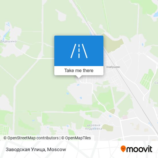 Заводская Улица map