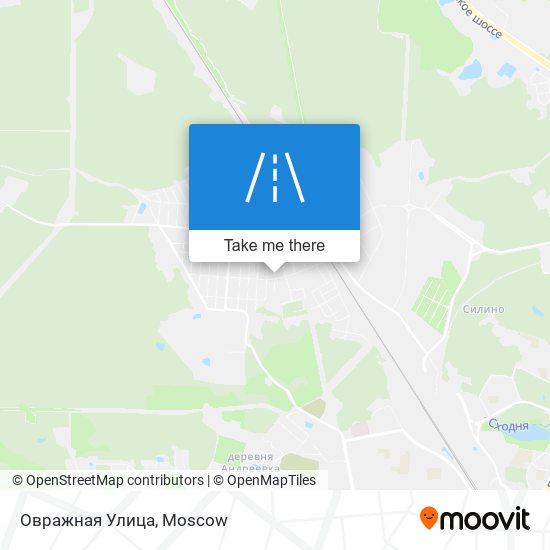 Овражная Улица map