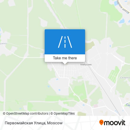 Первомайская Улица map