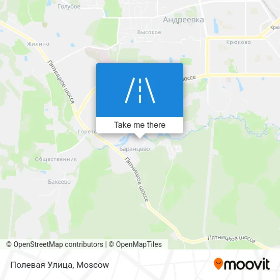 Полевая Улица map