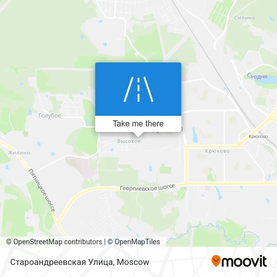 Староандреевская Улица map