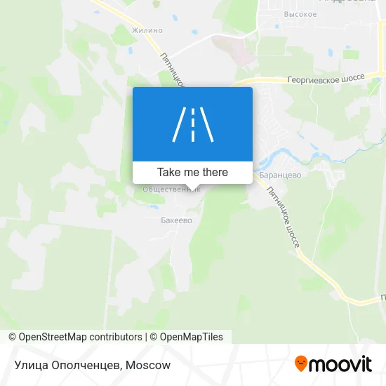 Улица Ополченцев map