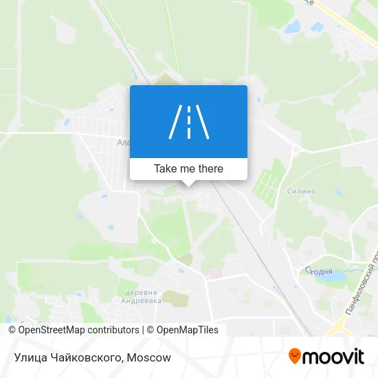 Улица Чайковского map