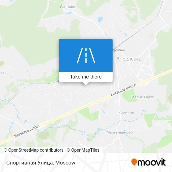 Спортивная Улица map